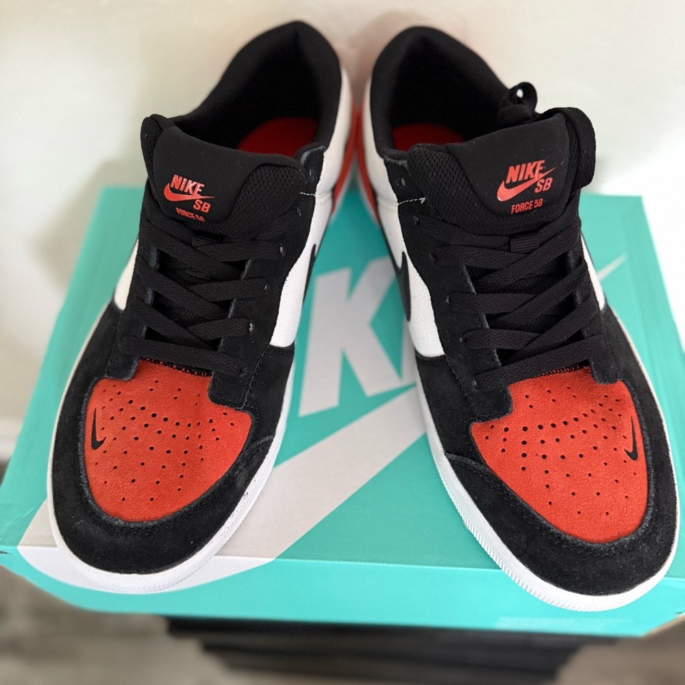 Nike Men’s Authentic SB SB Force - White/Back/Cosmic Clay